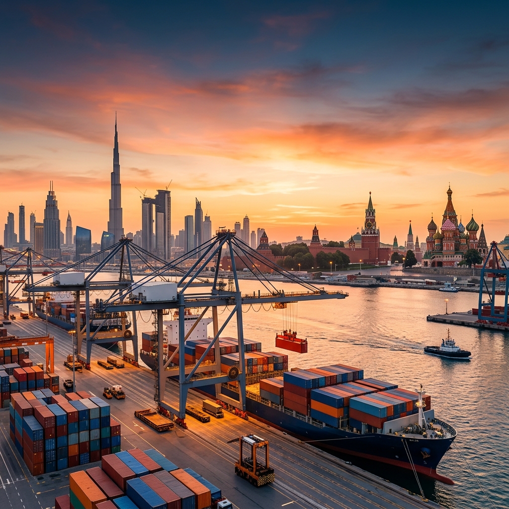 Shipping to Moscow from Dubai